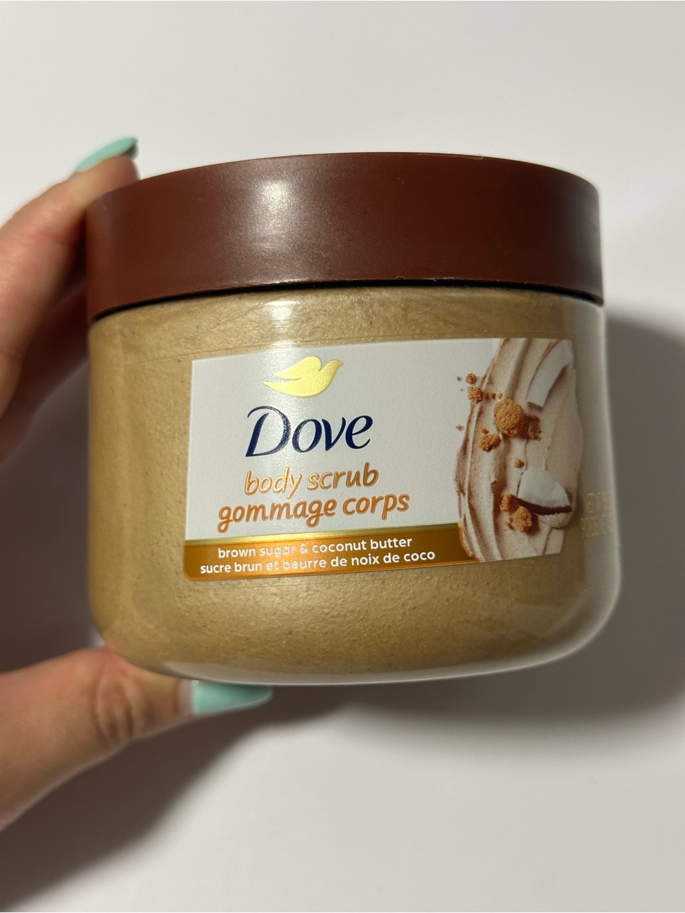 Dove Brown Sugar & Coconut Butter Body Scrub — Brown